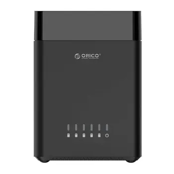 

ORICO 9558U3-V1 HDD Case Tool Free Aluminum USB 3.0 5-bay 3.5 inch SATA Hard Drive Enclosure HDD Docking Station Support 5*8TB