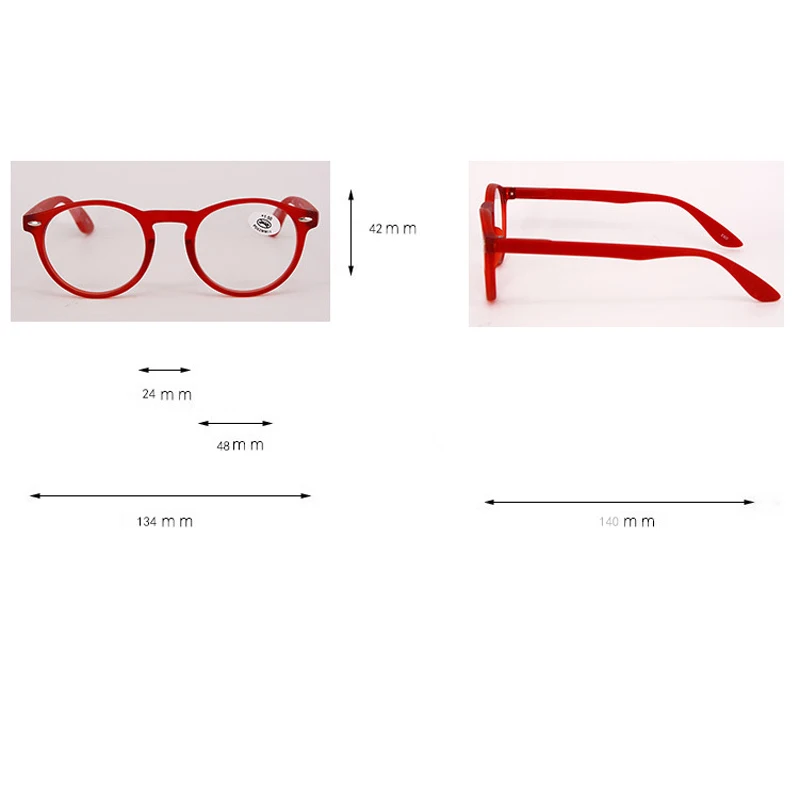 Seemfly ретро модные очки для чтения круглый каркас пресбиопический удобный ультра-легкий подарок для родителей пресбиопическое увеличение