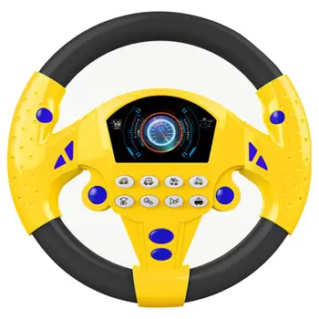 

Co-pilot Steering Wheel Music Simulation Driving Simulation Steering Wheel Children Teach Educational Toys