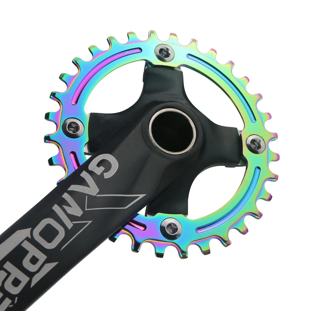 MTB 30T 32T 34T 36T 38T кольцо цепи с одной скоростью 104BCD узкое широкое для горного и