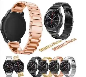 

18mm 20mm 22mm Stainless Steel band pebble classic zenwatch Ticwatch 1 2 E S S2 strap huawei watch GT 2 honor magic bracelet