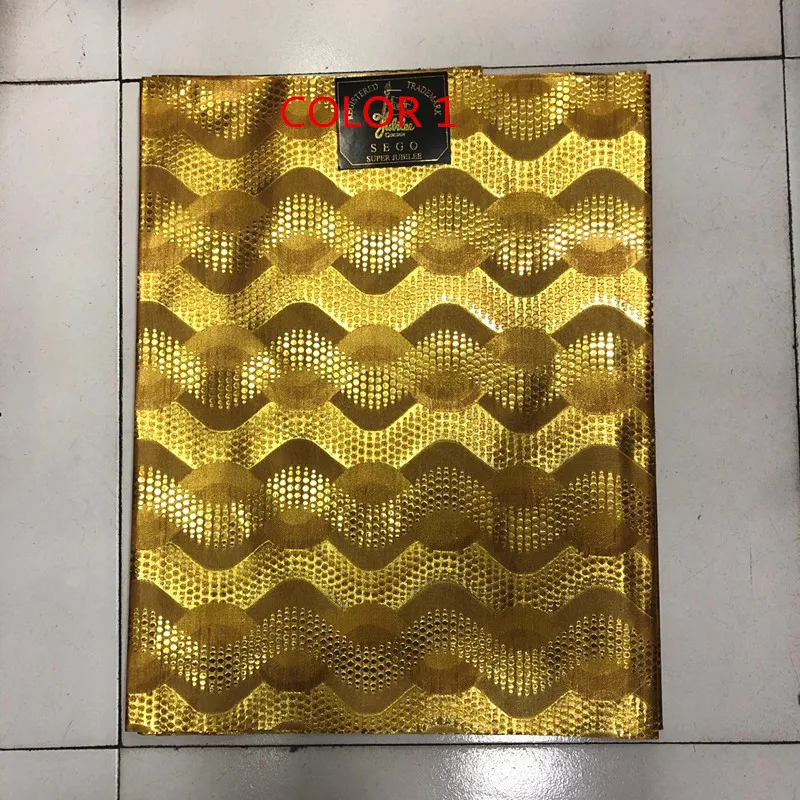 Африканский геле под традиционное платье aso oke sego головной убор Золотой кружевной ткани в нигерийском стиле голову галстук-бабочка женские шарф высокого качества 2 шт/комплект 4 компл./лот