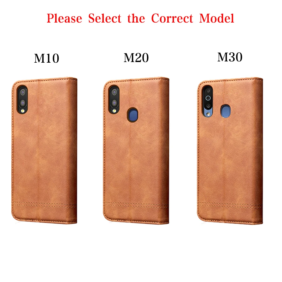 Магнитный флип-чехол для samsung Galaxy M30s M30 M20 M10 M40 Etui Роскошный Ретро кожаный бумажник подставка держатель для карт чехол для телефона