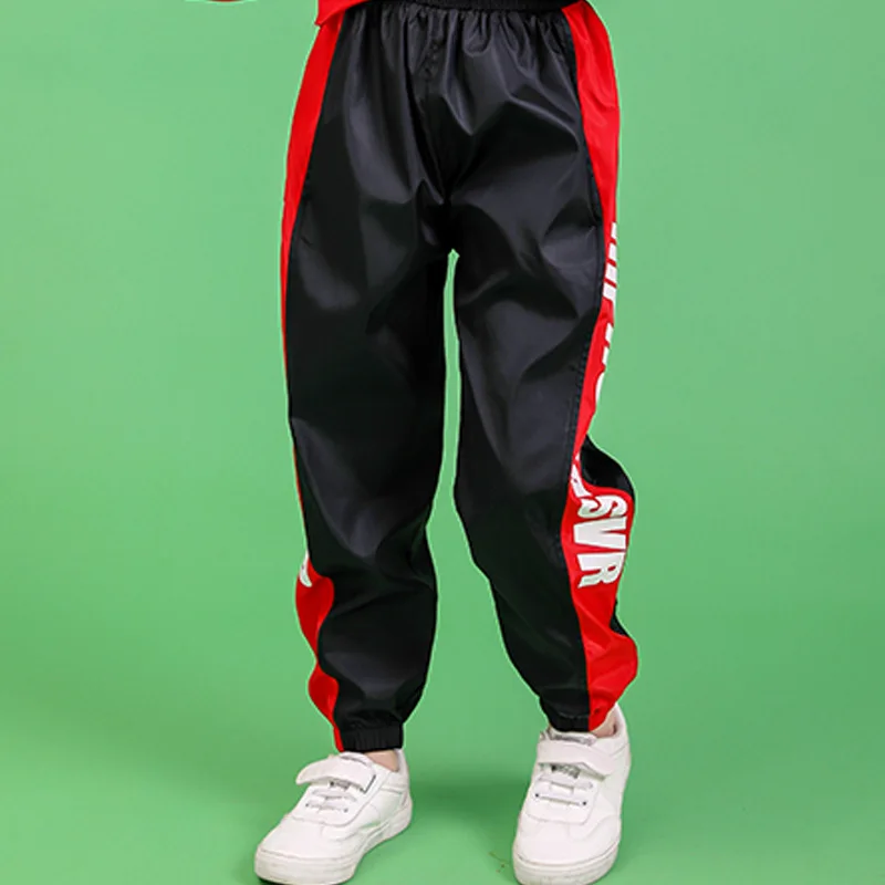 Jazz Dance Costumes Hip Hop Kids Long Sleeve Hooded Crop Top Jogger Pants Girls Hiphop Clothes Street Dance Stage Show Wear (22)