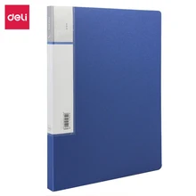 Deli высококлассная серия A4 металлический длинный зажим+ сумка-вкладыш жесткая папка большой емкости бумажные папки офисные принадлежности 5418