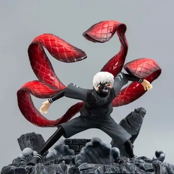 

2020 new 26cm big size Anime Tokyo Ghoul figurine Blindfold Kaneki Ken Statue action figures collectible model toy diorama