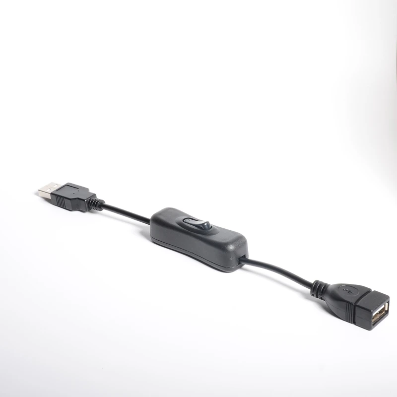 Câble d'extension USB Interrupteur marche / arrêt en ligne pour  enregistreur de conduite, lampe de bureau LED