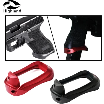 

CNC Aluminum Glock Grip Adater Magwell Glock Magwell for Glock 22 17 24 31 34 35 37 Gen 1-4 Base Pad Tactical Hunting Caza