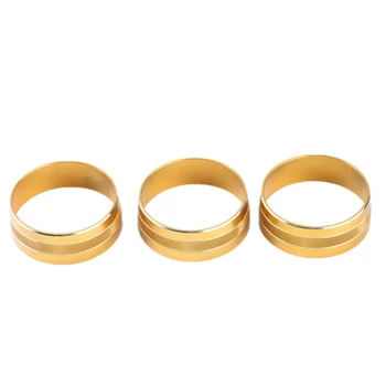 

3X Gold Air Condition Switch Cover Trim for Jeep Wrangler JK Compass Patriot