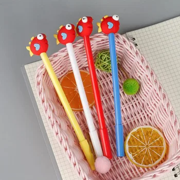 

36 pcs/lot Creative Clownfish Gel Pen Cute 0.5 mm black Ink Signature Pens Promotional Gift Stationery Office School Supplies