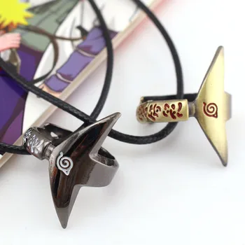 

Anime Naruto Kunai Konoha Ninja Shuriken Itachi Kakashi Metal Pendant Necklaces Men Jewelry Choker Necklace Japan Kids Gifts