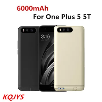 

KQJYS 6000mAh External Mobile Charging Power Case for Oneplus 5 Battery Case Power Bank Battery Charger Cases for OnePlus 5T