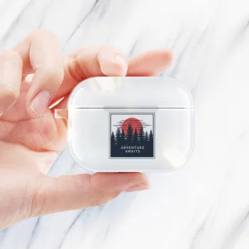 

Airpod Pro Case Cover Sunrise Pattern For Airpods 3 Case Clear Soft Silicone Bluetooth Wireless Earphone Case Charging Box Bags