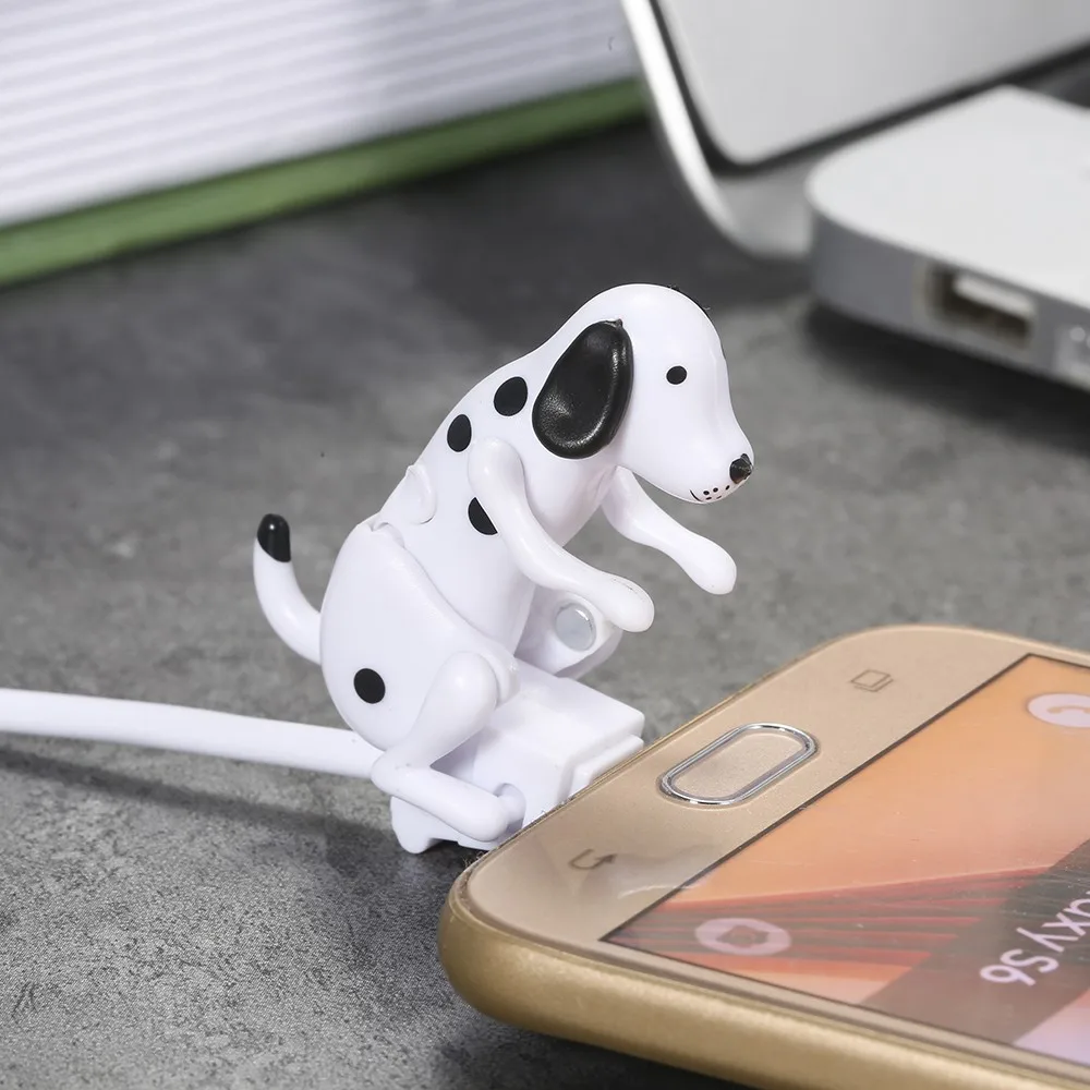 Портативный Забавный милый питомец USB кабель мини горбатое пятно собака игрушка