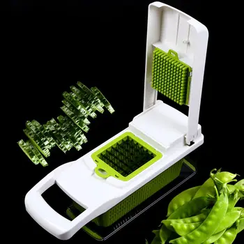 

7 in 1 Vegetable Cutter with Steel Blade Mandoline Slicer Potato Peeler Carrot Cheese Grater Vegetable Slicer Kitchen Accessorie