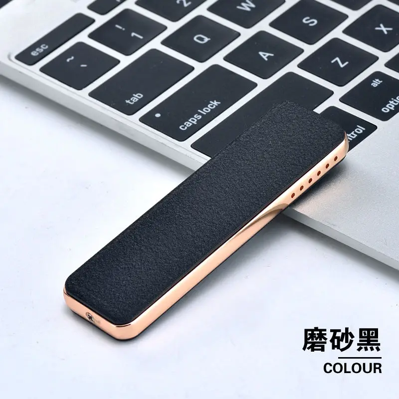 Креативная ультратонкая Зажигалка для сигарет USB ветрозащитная зарядки