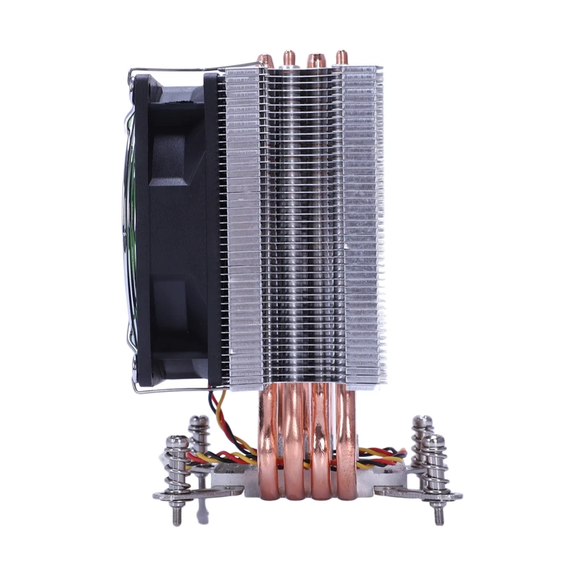 Lanshuo Pure Copper 4 Heat Pipe Thermal Processor Cooler For Lga /1150 / 1151/1155/1156/1366 Intel Multi-Platform Cpu Radi