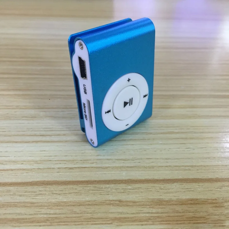 Синий Большая рекламная акция портативный MP3 плеер мини клип MP3 плеер Водонепроницаемый Спортивный mp3 музыкальный плеер walkman lettore mp3 - Цвет: Синий