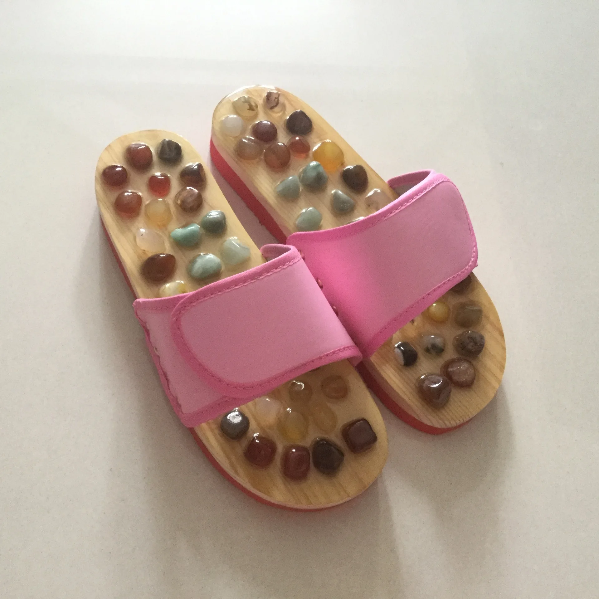 

Peng hang Health Care Massage Shoes Summer Men And Women Couples Household Plantar Sole Acupoints Healthy Agate Stone Massage Sl