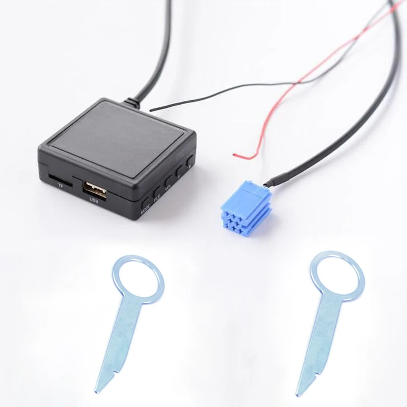 Biurlink мини ISO 8Pin Bluetooth модуль аудио AUX-IN зарядный Aux кабель адаптер для VW AUDI Bla-punkt для iPhone 7 8 X