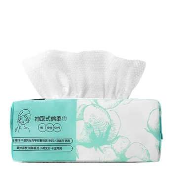 

100Pcs/bag Disposable Face Towel Cotton Face Cleansing Towel Soft Makeup Wipes Remover Cosmetics Cotton Pads Make Up Tools