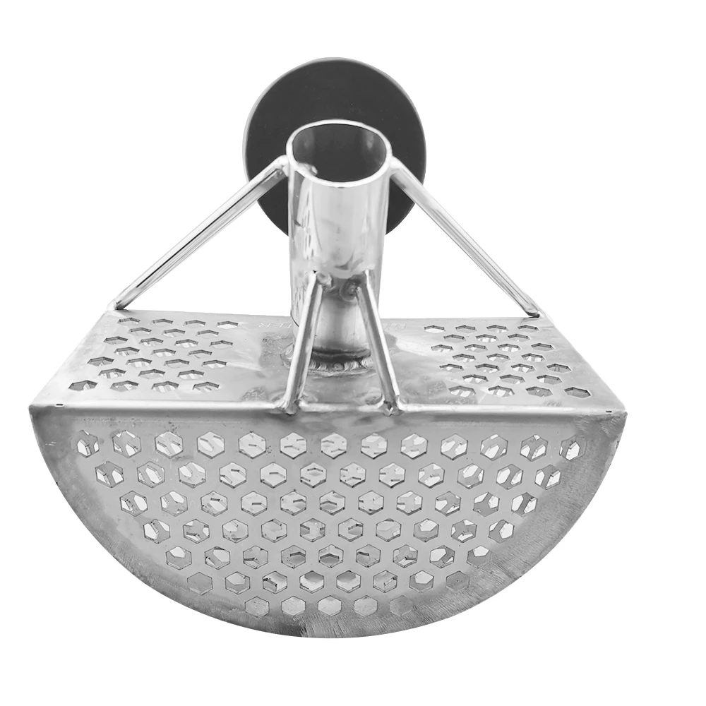 

New Portable Stainless Steel Water Beach Sand Scoop Metal Detecting Fast Sifting Metal detector Metal Detecting Tool with handle