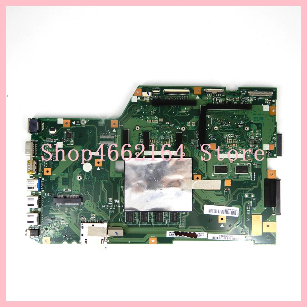  X751SJ motherboard 4GB RAM N3150 CPU With GT920M mainboard For ASUS X751S X751SJ X751SV Laptop moth