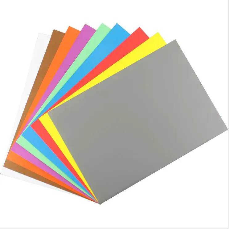 10pcs A4 Self-adhesive Colored Sticker for Laser Printing Waterproof Writing Paper School Office Supplies