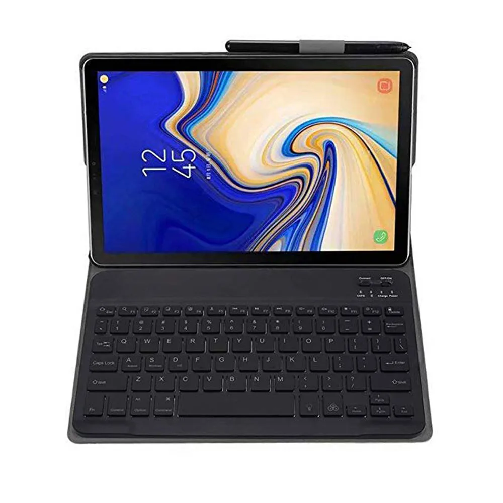 Tablet case with keyboard