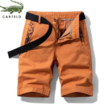 

CARTELO shorts men fashion new printed comfortable men casual short breathable straight sшорты мужские