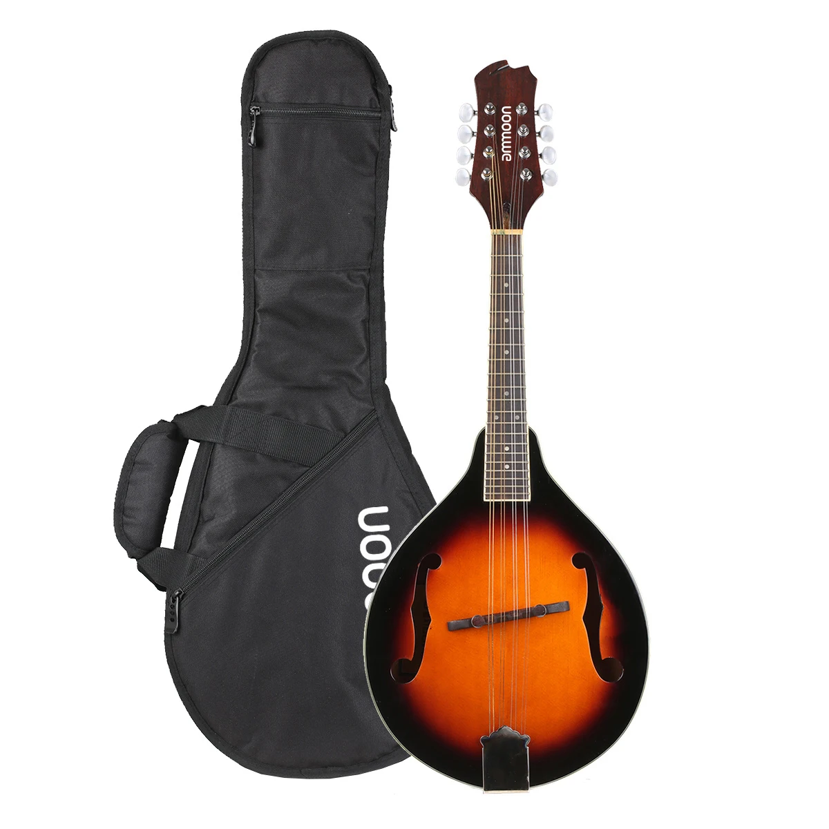 ammoon Mandolins A Style 8 String Sunburst Black Folk Instruments