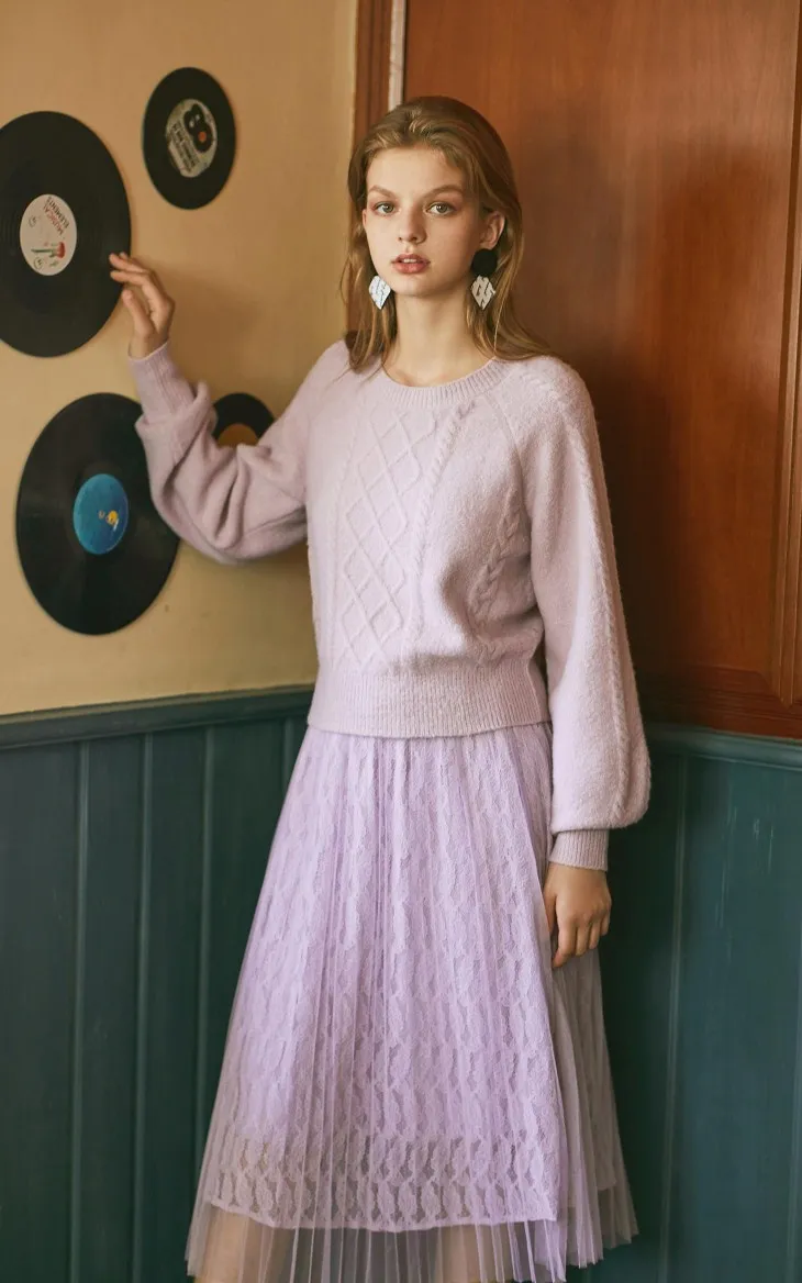 Vero Moda новое платье средней длины из двух частей с кружевным соединением трапециевидной формы | 319446544