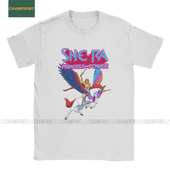 

Men's She-Ra Princess Of Power T Shirts He-Man and the Masters of the Universe 100% Cotton Cool Short Sleeve Tee 6XL T-Shirts