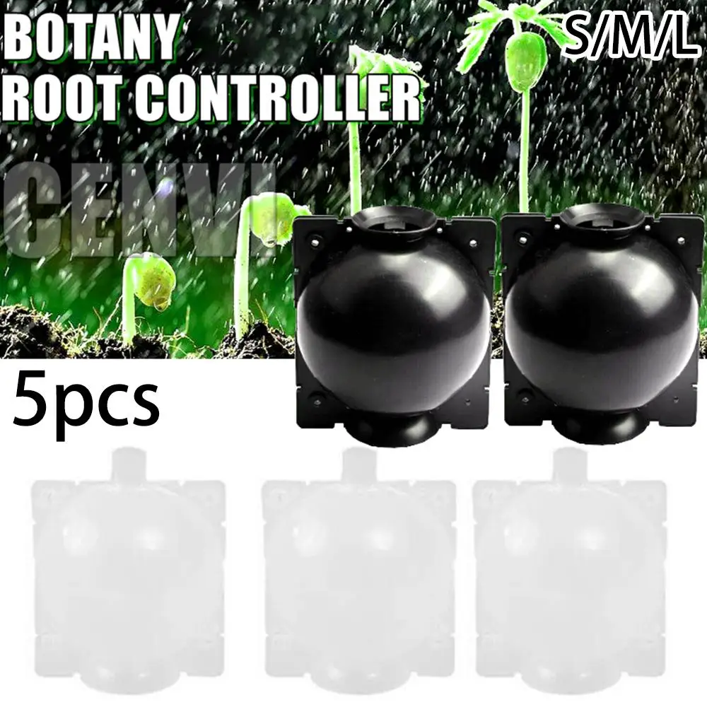 

5PCS Botany Plant Rooting Root Device Pressure Propagation Ball Box Grafting Trees Fruit Bushes Growing Box