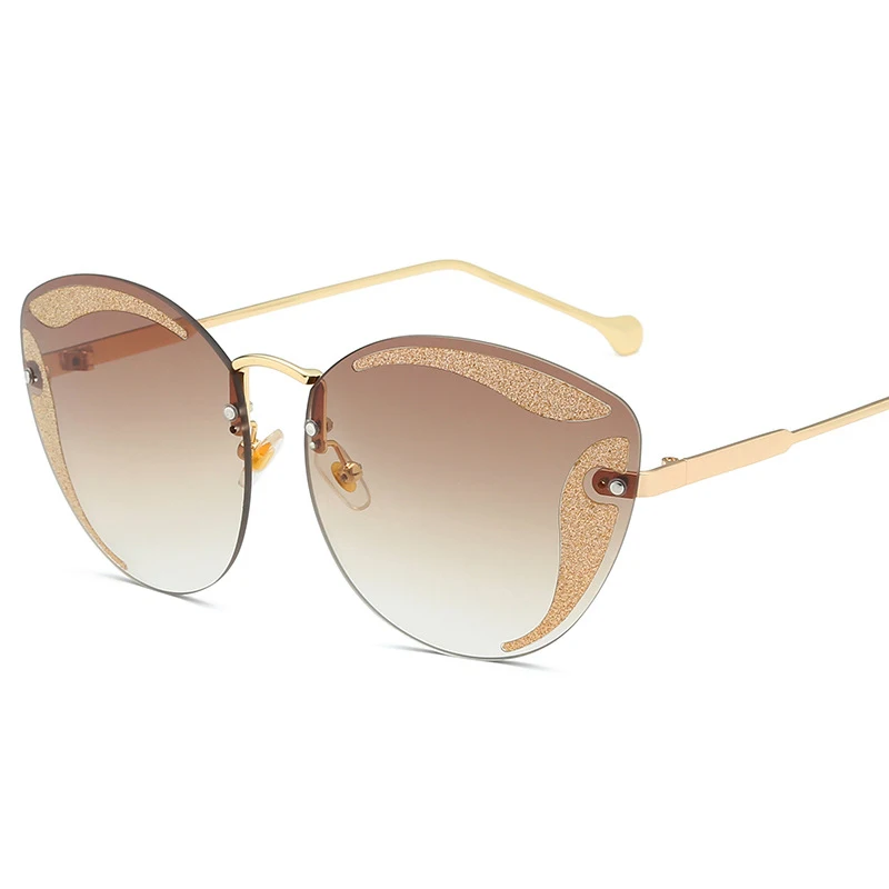 Коричневый Hot Hot Hot SHEN NUO 6 Series women cat eye pin colored sunglasses polarized ray bann fashion glasses for feminino Oculos De Sol - Цвет линз: Коричневый