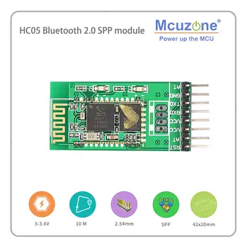 

mcuzone HC05 Bluetooth 2.0 BT SPP module, for arduino linux MCU, Android app UART
