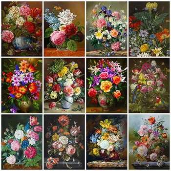 

Evershine Diamond Painting Flower Vase Full Square Mosaic Embroidery Rhinestone Pictures Cross Stitch Home Decoration
