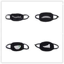 Милый аниме мультфильм лицо маска для рта Муфельная унисекс стиль покрытие Велоспорт Анти Пыль хлопок лицо защитный чехол маски