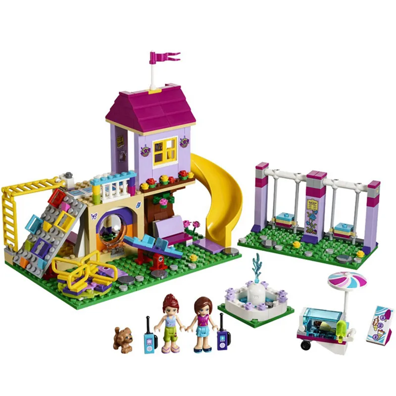 Друзья Heartlake City игровая площадка Совместимость legoinset 41325 строительные блоки для