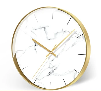 

Classic Office Wall Clock Modern Design Glass Minimalist Nordic Wall Clock Kids Silent Kitchen Montre Murale Home Decor JJ60WC