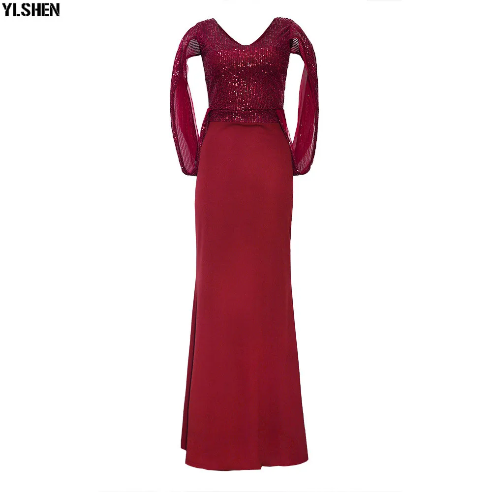 African Dresses For Women Elastic Sequins African Dress Daily Sexy Bat Sleeve Robe Party Evening Long Maxi Dress Africa Clothing 17