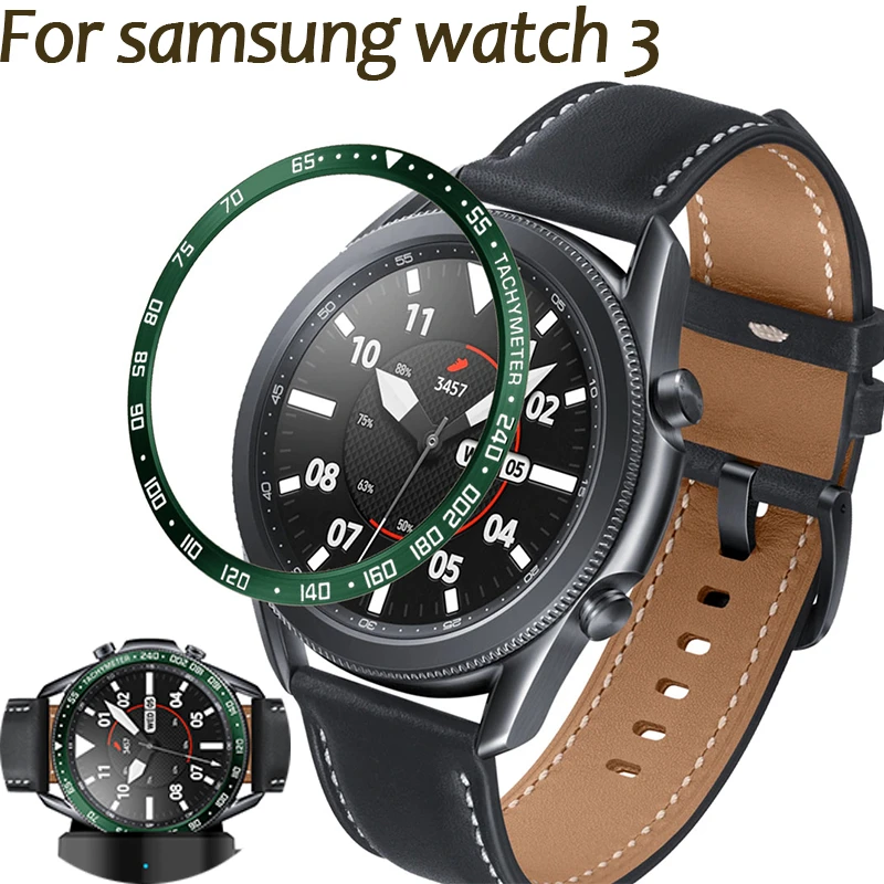 cover for samsung galaxy watch 3 41mm 45mm Metal Bezel watches Accessories for samsung watch 3 case protector decoration|Watch Cases| - AliExpress