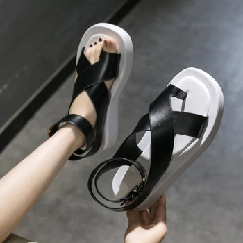 

Fashion Womens Shoes 2020 Beige Heeled Sandals Clear Heels All-Match Clogs Wedge Med Muffins shoe Luxury Black Summer With