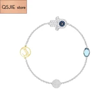 Высокое качество SWA лучший материал, ладонь мини женский браслет