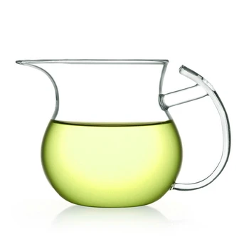 

Thickened eagle mouth heat-resistant Cup glass Kungfu tea bow holds the tea sea Fair cup with two pointed mouths Creative Cup