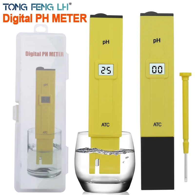 Medidor de PH Digital de prueba de agua, pluma de bolsillo, PH 009 IA 0,0 14.0pH, para acuario