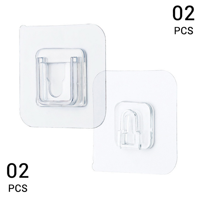 Pcs Double Wall Hooks Adhesive Towel Hook Suction Cup Sucker Sided Suckers Shelf For Kitchen Folding Transparent