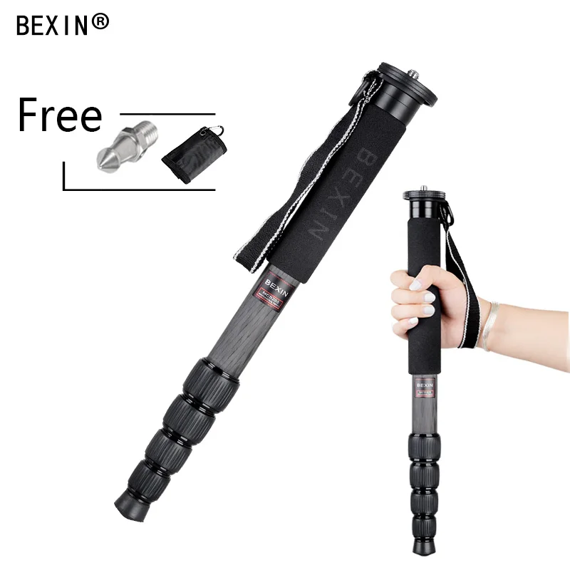  Lightweight camera tripod monopod carbon fiber monopod video DSLR stand portable shoot stick for pa