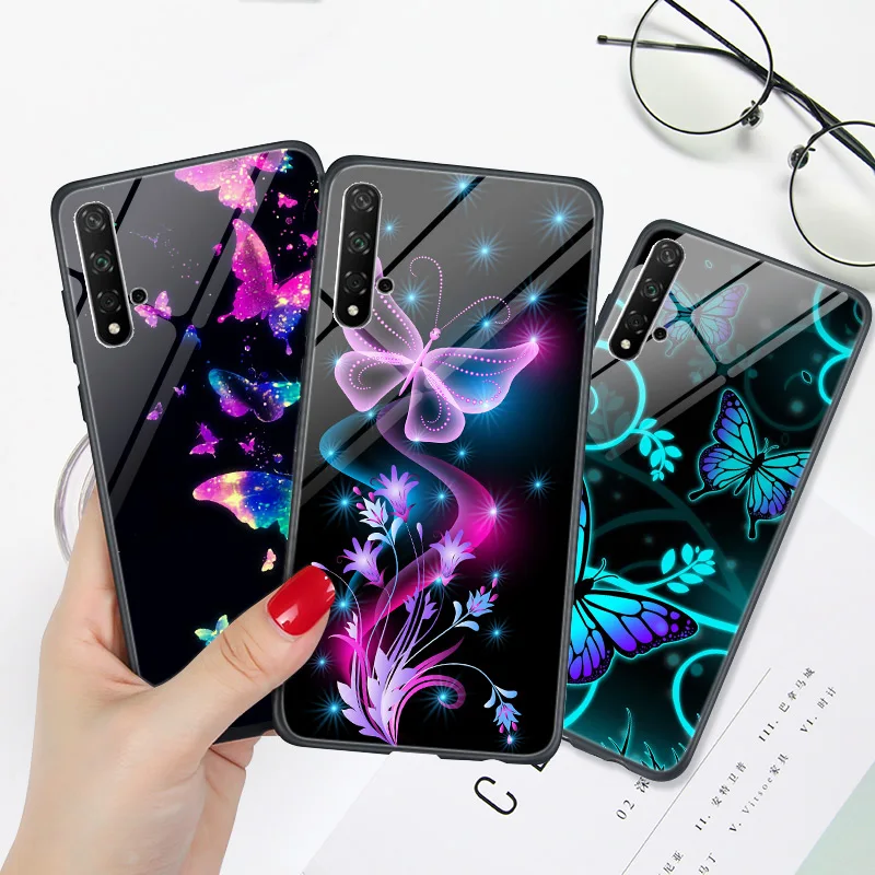 Honor 20 PRO 20S View 9X Premium 9A 9S 9C чехол Бабочка для телефона Huawei 8A 8X 8C 8S 7A 7C 9 10i 10 Lite