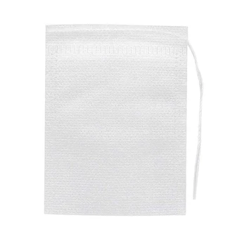 

1000Pcs Disposable Tea Filter Bag for Bulk Empty Cotton Drawstring Sealed Tea Bags